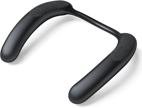 VANPEUSO Neck Speakers, Bluetooth 5.3 Neckband Speakers, 3D Stereo Surround Sound, Built-in Mic, 5 oz, Black