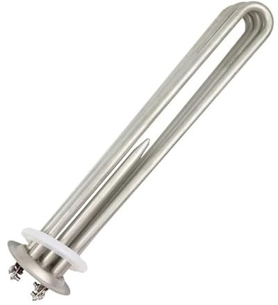 1pc 380v 6kw/9kw/12kw Round Flange Immersion Water Tank Heater Instant Electric Heating Element(6KW)