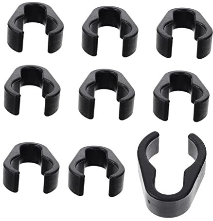 HONITANO 10pcs Mic Cable Holder Clips Flexible Mic Cable Organizers for Boom Poles Lightweight Design for Home Studio Use