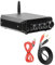 Amplificador de Clase D de 2.0 Canales, 50 W x 2, Amplificador estéreo HiFi, Amplificador Digital, Volumen Ajustable,Reproducción precisa