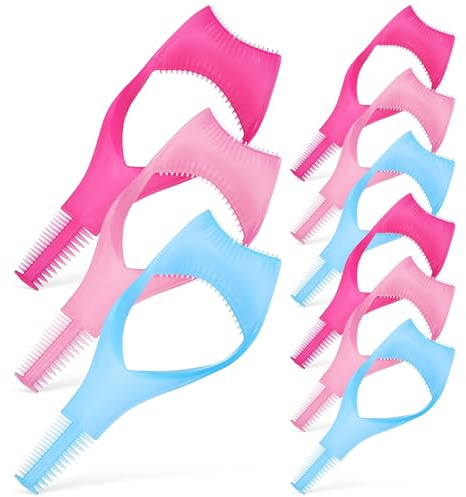 PACKOVE Multifunktionales Mascara Schutzkarte Wimpernassistenz Werkzeug 9 Stück aus Pp Kunststoff Wiederverwendbar für Lange und Dichte Wimpern für Präzises Make Up