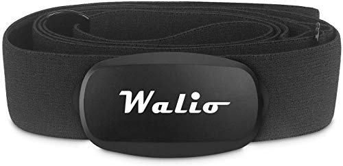 WALIO PULSE – Banda torácica con sensore di frequenza cardiaca Monitor collegamento wireless Ant +/2.4G e Bluetooth 4.0. Ciclismo, Running, Fitness, aeróbica, Resistenza IPX7 …
