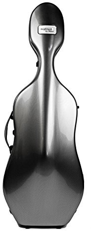 COMPACT 3.5 HIGHTECH Cello Case von BAM 4/4 silber carbon