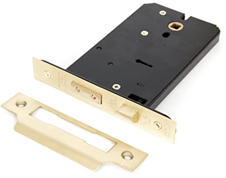 From The Anvil 91073 Polished Brass 6 Horizontal 5 Lever Sash Lock