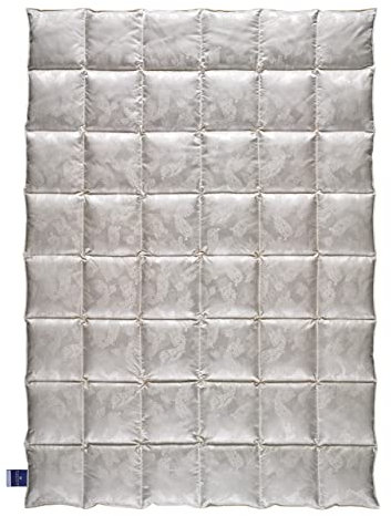 billerbeck Daunendecke | Exquisit | 135 x 200 cm | Mono Bettdecke | Seidenbezug | Hohe Wärmehaltung