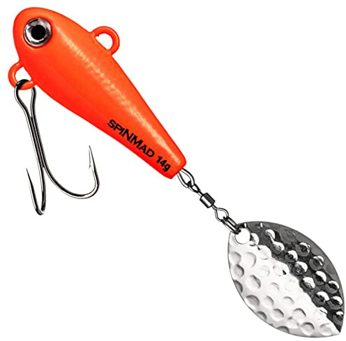 SpinMad Jigspinner 14g - Spinnköder, Farbe Lieblingsköder:Möhrchen