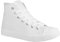 Elara Unisex Sneaker Sportschuhe High Top Turnschuh Chunkyrayan 014 Schuhe 3600-3601-AllWhite-39