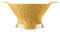 Blim Plus Passoire Cosmo diamètre 25 cm jaune mat (Desert) en plastique 100 % recyclable, non toxique, lavable au lave-vaisselle, poignée ergonomique, 4 pieds d'appui, trous évasés