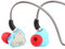 Linsoul 7Hz Salnotes Zero HiFi 10mm Micrófono intraural con Controlador dinámico IEM con diafragma Compuesto, Placa Frontal de Acero Inoxidable, Cable OFC de 2 Pines
