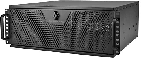 SilverStone Technology RM44 - Chasis de Servidor de 4U para Montaje en Rack con Capacidad de refrigeración líquida Mejorada (hasta radiador de 360 mm), SST-RM44