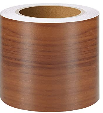 VisitRyl TapetenbordüRe Selbstklebend Vinyl Sockelleiste Dekorative BordüRe Selbstklebende Home BordüRe KüChe TapetenbordüRe Selbstklebend FüR Badezimmer Wohnzimmer Mahagoni- 5cm X 500cm