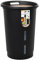 EDA - Coffre à Granulés Jura Montania avec Roulettes 38 L - pour 25 kg de Pellets - Noir, 010478 NO, Ø 39,7 x 60,5 cm