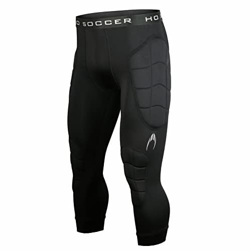 HO Soccer - Maille de Gardien Rembourré Raven 3/4 - Pantalon Pirate avec Protections Unisexe Enfants, 8