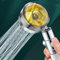 Water Filter high Pressure Fan Vortex Hydro Shower Jet Turbo Head Shower Turbo Water Saving for Hair wash with Control and wash