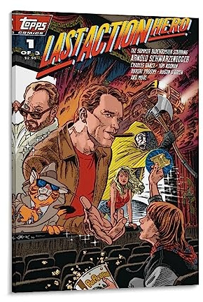BAOCE Filmposter Last Action Held (6), Druck, Fotokunst, Malerei, Leinwand, Poster, Heimdekoration, Poster, 30 x 45 cm