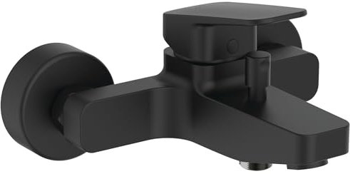 Ideal Standard - Ceraplan, Miscelatore monocomando per vasca o doccia, Due vie, Nero seta