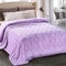 Whale Flotilla Flannel Fleece Double Size Blanket for Bed, 150x200 CM Soft Fluffy Velvet Bed Blanket with Decorative Vintage Pattern for All Season, Warm and Lightweight, Lilac