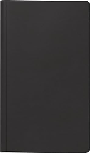 rido/idé Buchkalender Modell reise-merker (2025), 1 Seite = 1 Tag, 113 × 195 mm, 416 Seiten, Balacron-Einband, schwarz