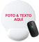 Kembilove Alfombrilla Ratón Personalizada con Foto y Texto - Mouse Pad con Base Antideslizante - Alfombrilla de Diferentes Formas - Regalos Originales - Oficina y Gamers (Circular con Reposamuñecas)