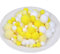 500 Stück Bunt Pompons zum Basteln, Bunt Pompons, 10/15/20/25/30 mm Pompom Bälle, Bastel Pompoms, Pompons Bälle für DIY Kreative Handwerk Dekorationen colorful Pom Poms Pompoms (Gelb Serie-5 Größen)