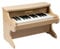 ZIPPY MAT Kinder Klavier Tastatur, 25 Tasten Digitalpiano für Kinder, Mini Musik Lerninstrument Spielzeug, Holz Klavier für Kleinkinder Mädchen Jungen (Oak)