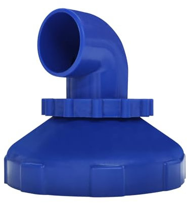 Lergas Pool Einlaufdüse, 360° Drehbar Einlaufdüse für Intex, Pool Düsen Auslass Belüftungs Zubehör, Pool Zubehör für Intex, Pool Ersatzteile Einlaufdüse Ø32/38 mm (Blau x 1)