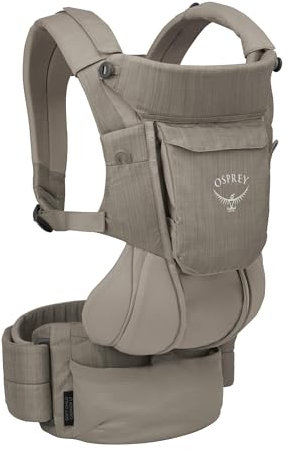Osprey Poco Child Carriers - Deluxe child cokpit - Buil-in sunshade - Breathable Suspension - Adjustable Fit - Mashine Washable drool pad - Bluesign approved materials,Tan Concrete