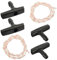 Gadpiparty Garage Door Rope 2 Sets Garage Opener Garage Door Emergency Release Pull Cord with Handle 4 Meter Starter Rope and Grip Attic Ladder Pull Cord Rope Puller for Garage Opening