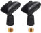Generisch Mikrofonklemme Clip Halter für Sennheiser SKM 6000 SKM 9000 Drahtloses Mikrofon, 2 Stück