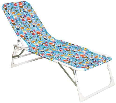 ToyToyToy Kinderliege Kinder Gartenliege Sonnenliege Pirat 118 cm