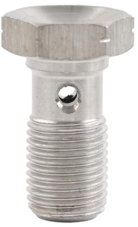 GZYF 1PC Banjo Bolt 3/8x24 UNF Armaturen AN3 25mm Auto Bremse Adapter AN-3 Edelstahl Motorrad Universal für Racing Motorrad Brems Schlauch