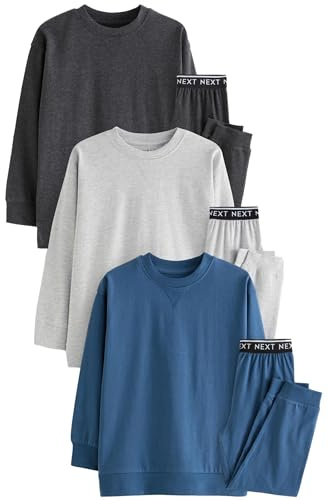 NEXT Jungen Schlafanzüge mit langem Bein, 3er-Pack