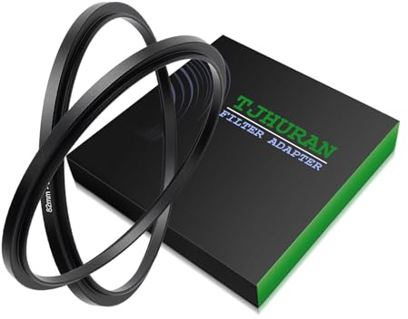 49-58mm Step-Up Ring Filteradapter(2 Stück), für alle Marken von UV-/ND-/CPL-Filtern, Metallring-Filteradapter für Step-Up Rings (49-58mm)