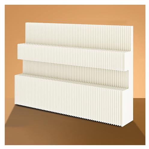 Faltbare Papier-Raumtrennwand, Raumtrennung, Klappbarer Trennwand, Raumteiler Aus Papier Für Innenbereich, Sichtschutz, Für Zuhause, Büro, Vitrine(H1.8xL1-2m)