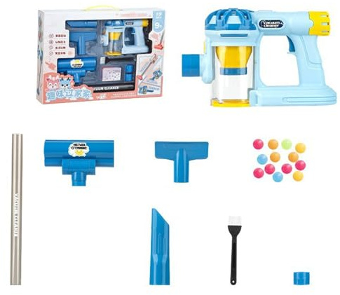 Children's Vacuum Cleaner - Household Cleaning Kit, Role Play Device for the Household for Children, Lightweight Handheld Floor Model, Toy Cleaner for Children, Housekeeping, Learning