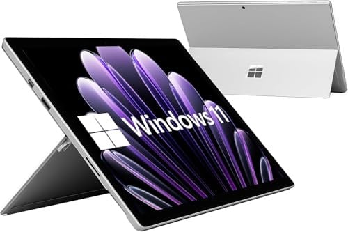 Microsoft Surface Pro 7+ Tablet PC 12,3 pulgadas (2736 x 1824) Touchscreen Windows 11 Pro Laptop, Intel Core i5-1135G7, 8 GB RAM, 256 GB SSD, Silver, No Keyboard (Refurbished)