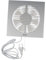 EUROPLAST Diameter 150 mm Wall Fan Exhaust Cable Switch Fan Kitchen Toilet Bathroom Plastic White