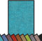 etm Hochwertige Fußmatte | schadstoffgeprüft | bewährte Eingangsmatte in Gewerbe & Haushalt | Schmutzfangmatte mit Top-Reinigungswirkung | Sauberlaufmatte waschbar & rutschfest (120x600 cm, Türkis)