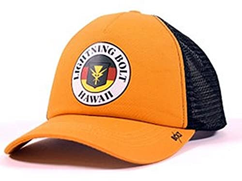Lightning Bolt Hawaii Trucker Cap mit Bolt Logo auf dem Schirm Sunflower-Y25