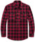J.VER Flannel Shirt Mens Cotton Long Sleeve Lumberjack Check Shirt Casual Regular Fit Button Down Work Plaid Shirts Burgundy XL