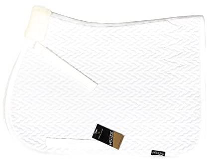 Horses, Pferdesattel Devon, Weiche und Widerstandsfähige Schabracke, Unverzichtbar, um das Pferd vor Traumata und Übermäßigen Stößen zu Schützen, Nüchtern und Elegant