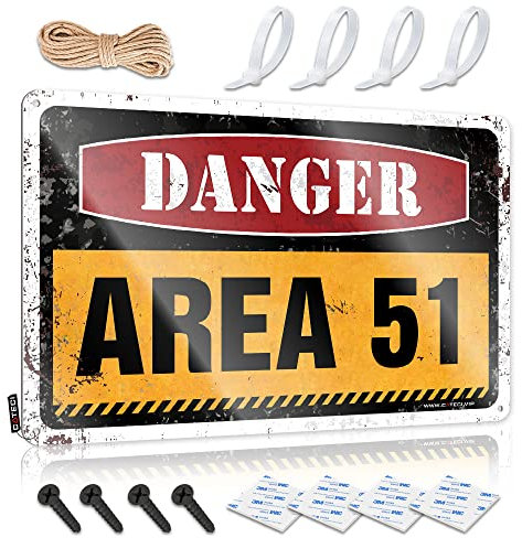 All Those Who Enter Man Cave Rules Schild Warning Area 51 No Trespassing Metallschild Schilder für Garage konservative Geschenke (Größe: 20 x 30 cm)