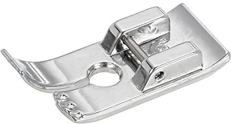 sourcing map Geradstichfuß 5223 Verzinktes Eisen Nähmaschine Nähfuß 33x14mm