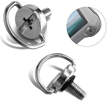 OneNine 2 Stück M4 Schraube Edelstahl für DJI Mini 3/4 Pro RC Fernbedienung, Quick Install Metal Screw, Mini 3/4 Pro Zubehör, für Verbinden des Schultergurts mit der DJI RC Fernbedienung