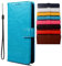 BRAND SET Hülle für T-Mobile T Phone Pro 5G Handyhülle, Magnetverschluss Premium PU Leder Flip Case, mit Kartenfächern Brieftasche Standfuntion Schutzhülle für T-Mobile T Phone Pro 5G-Blau