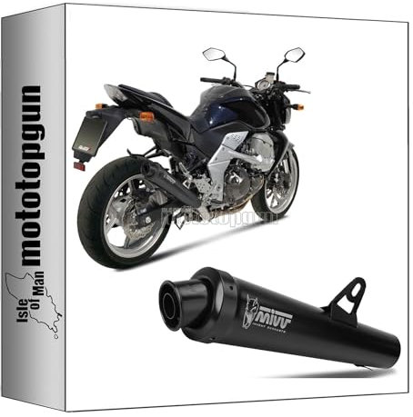 mivv pot d'echappement homologue nocat x-cone acier noir compatible avec kawasaki z750 z-750 2007 2008 2009 2010 2011 2012 2013 2014 mototopgun