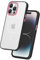 FLOLAB Surtect Tri-Fusion Magnetische iPhone 14 Pro Handyhülle Schutzhülle Slim Design Magsafe Kompatibel Militär Grade Schwarzer Rahmen Transluzent Soft-Touch - Pink Champagne