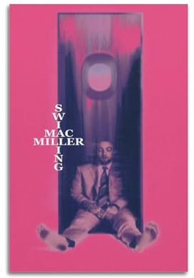 Terp Mac Miller 1 Poster, Wandkunst, Filme und Musik, Poster, Geschenk für Freunde, Schlafzimmer, Wohnzimmer, Dekoration, modern, ästhetisch, 30 x 45 cm, ungerahmt