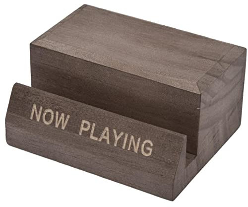 CDs Record Stand Wooden Now Playing LP Storage Stands For Albums Now Playing Vinyl Record Stand Home Decorating And Storing Accessories With Minimalist And Elegant Design Compatible For Vinyls CDs LPs
