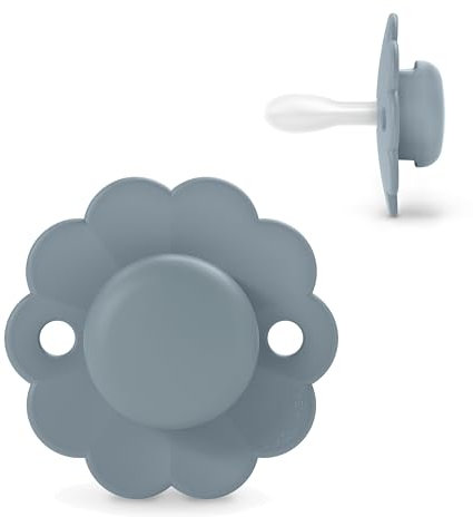 Suavinex, Schnuller für Babys 6/18 Monate, Runder Schnuller mit physiologischem Silikonsauger SX Pro, Symmetrisch, Superweich und Flexibel, respektiert die orale Entwicklung, Wonder Spring Lake